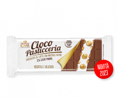 Cioccolato al latte con nocciole intere 130g