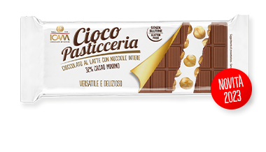 Cioccolato al latte con nocciole intere 130g