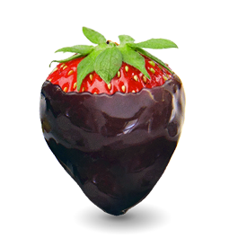 Dark chocolate fondue